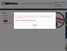 Tablet Screenshot of freevoipdeal.com
